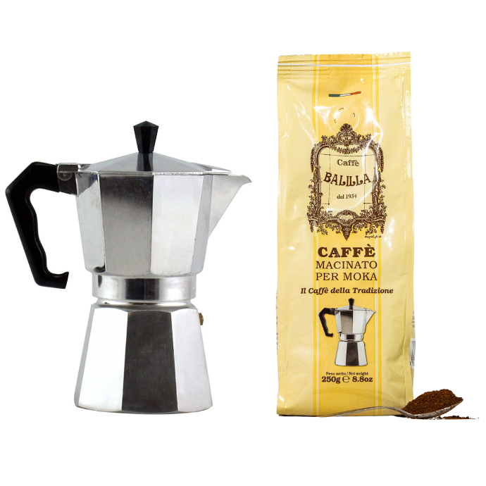 Caffè macinato Moka   70% Arabica 30% Robusta