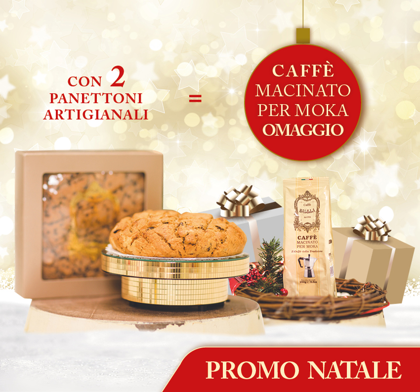 2 Panettoni da 1 Kg.: 1 tradizionale +1 cioccolato e nocciole